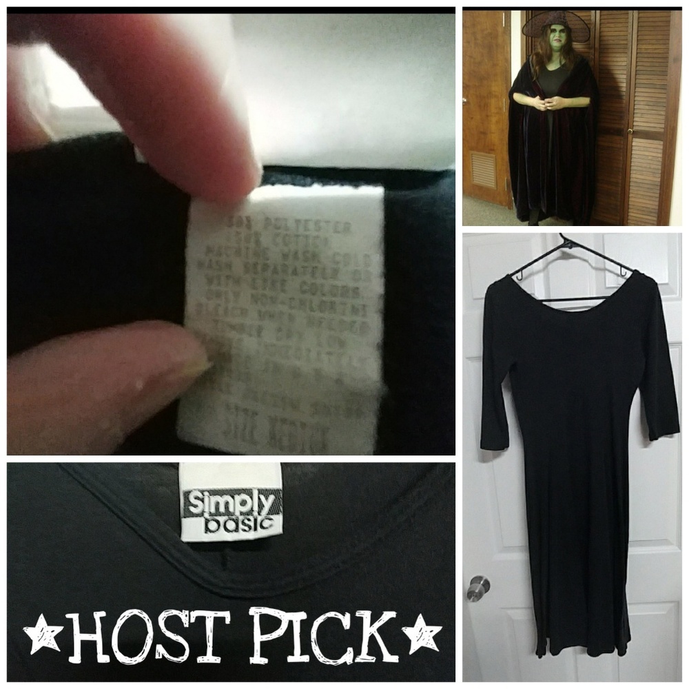Simply Basic Black Dress